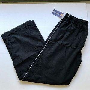 Cherokee boys XL elastic waist nylon/cotton black pants